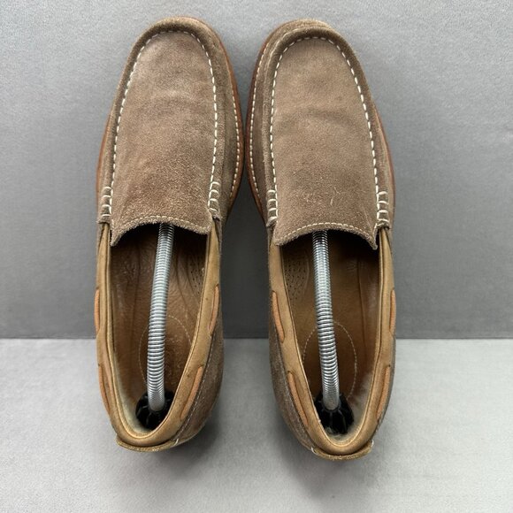 UGG Via Ponte Mens Size 9.5 Loafers Brown Suede‎ Slip-On Comfort Lined Slippers main image 7